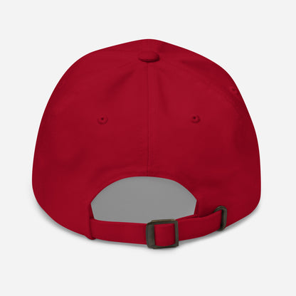 Hat With Embroidered Flower And Fruit Design