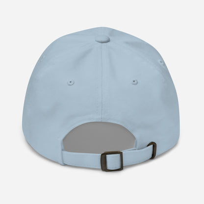 Hat With Embroidered Flamingo And Ash Color Crown Design