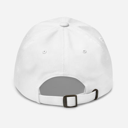Hat With Embroidered Flamingo And Ash Color Crown Design